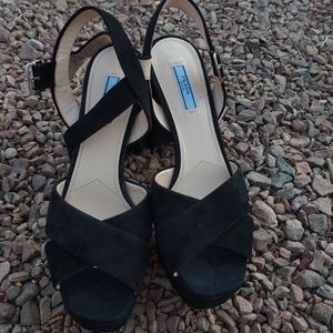 Prada Crossover Platform High Heels